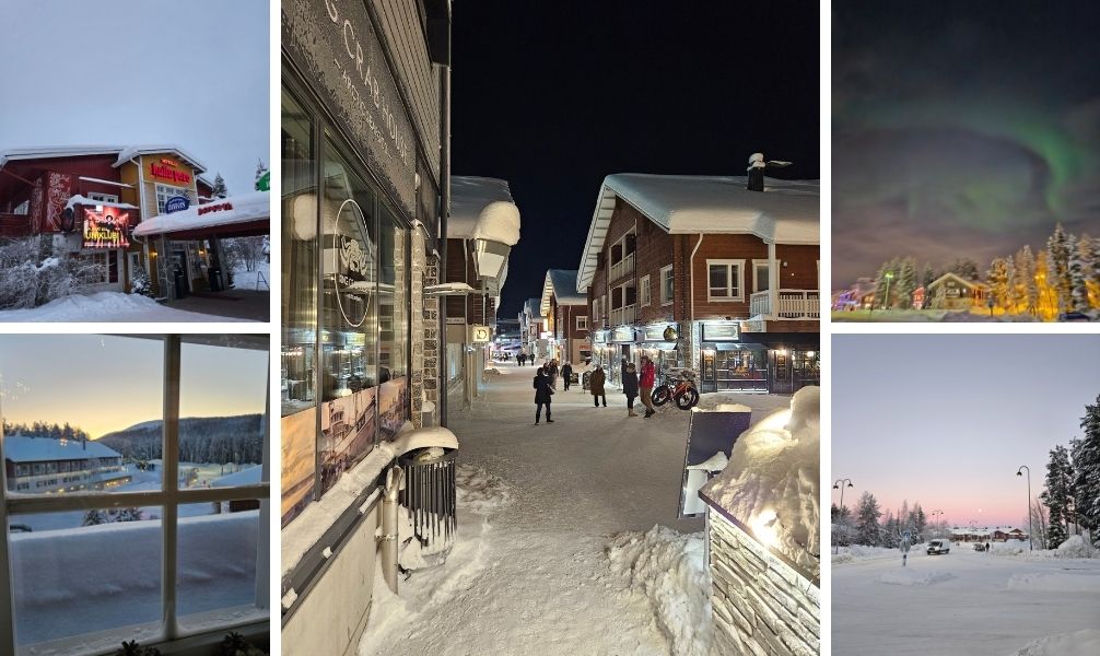 Der Wintersportort Levi