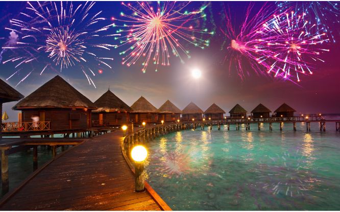 Malediven Silvester