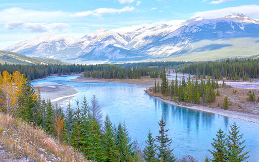 Typisch kanadische Landschaft in Alberta © silky / Shutterstock.com