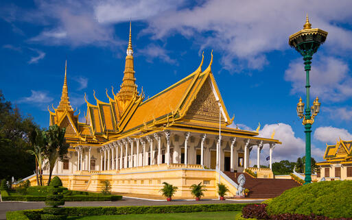 Der Königspalast von Phnom Penh © Ralf Siemieniec / Shutterstock.com