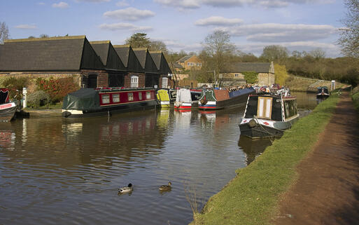 Der Worcester und Birmingham Kanal © David Hughes / shutterstock.com