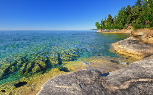 Der Michigan See mit seinem klaren Wasser, USA © John McCormick / shutterstock.com