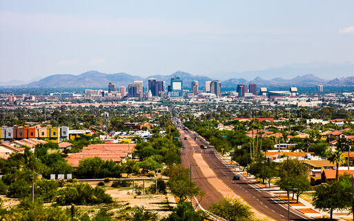 Phoenix, die Hauptstadt vom Bundesstaat Arizona © Andrew Zarivny / Shutterstock.com