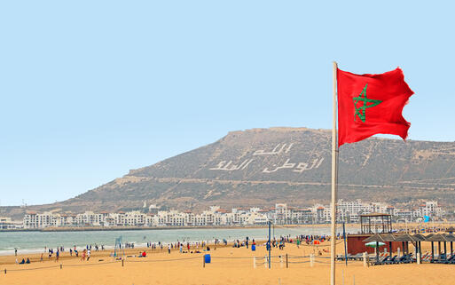 Öffentlicher Strand in Agadir, Marokko © evp82 / shutterstock.com