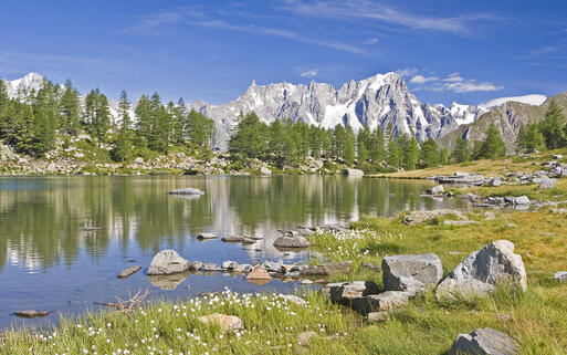 Bergsee Lac d'Arpy im Aostatal © Eder  / Shutterstock.com