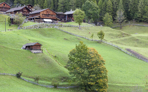 Alte Bauernhöfe in der Umgebung von Lienz © TTphoto / shutterstock.com