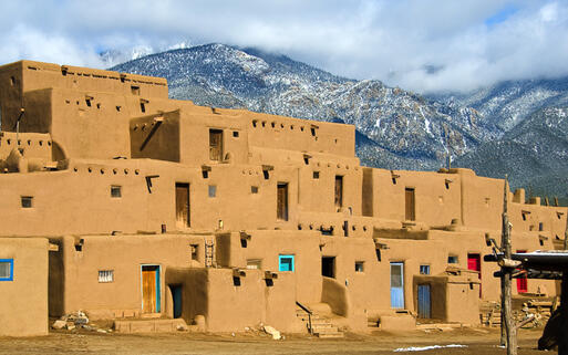 Eines der ältesten Dörfer der USA - Taos Pubelo © Dan Kaplan / shutterstock.com