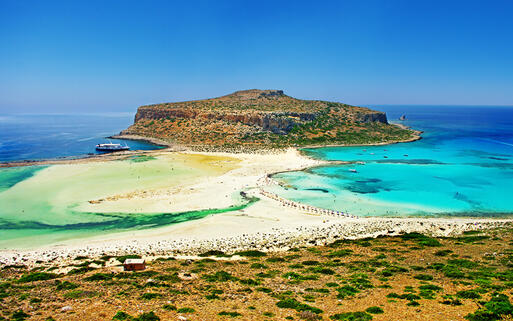 Die Bucht von Balos in Gramvousa © leoks / Shutterstock.com
