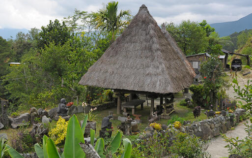 Kleines Haus mitten im Gebirge von Luzon © VojtechVlk  / Shutterstock.com
