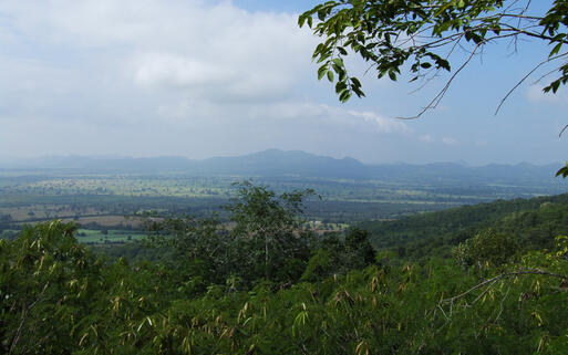 Blick über die Landschaft von Issan, Thailand © Charlie Edward / shutterstock.com
