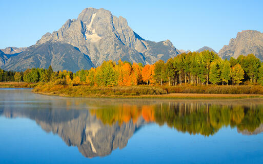 Berg Moran im Grand Teton Nationalpark © Julie Lubick / shutterstock.com