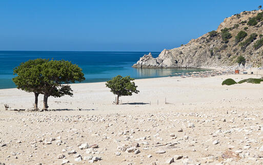 Der Strand Pahia Ammos auf Samothraki © Panos Karas / Shutterstock.com